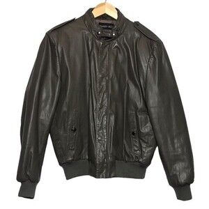 Vintage Tannery‎ West Leather Bomber Jacket